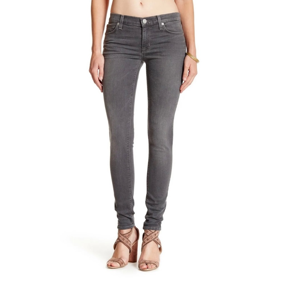 Hudson Krista Super Skinny Denim Jeans, Gray Size 25